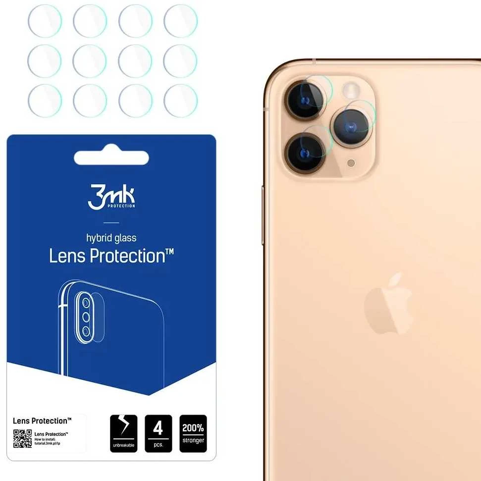 LCD apsauginė plėvelė kamerai 3MK Flexible Glass Lens Apple iPhone 11 Pro