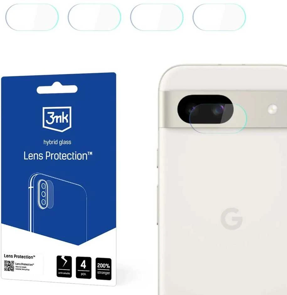 3mk Lens Protection™ hibridinis fotoaparato stiklas Google Pixel 8A 5G