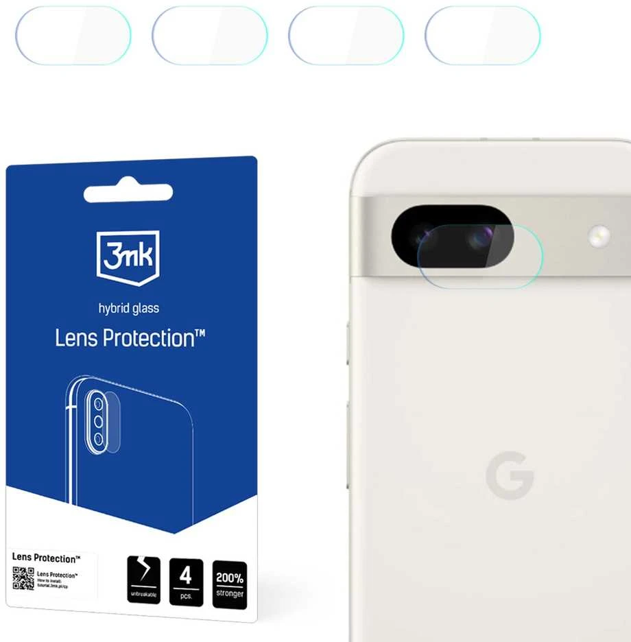 3mk Lens Protection™ hibridinis fotoaparato stiklas Google Pixel 8A 5G