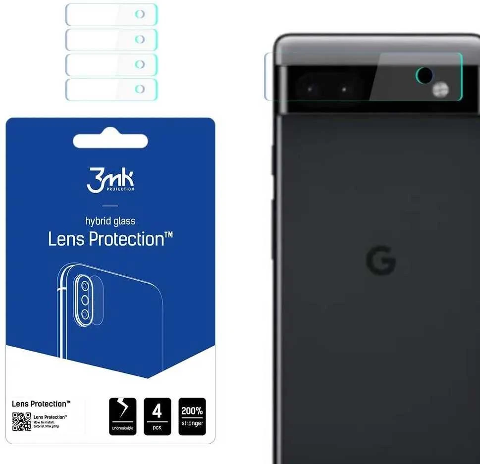 3mk Lens Protection™ hibridinis fotoaparato stiklas Google Pixel 6a