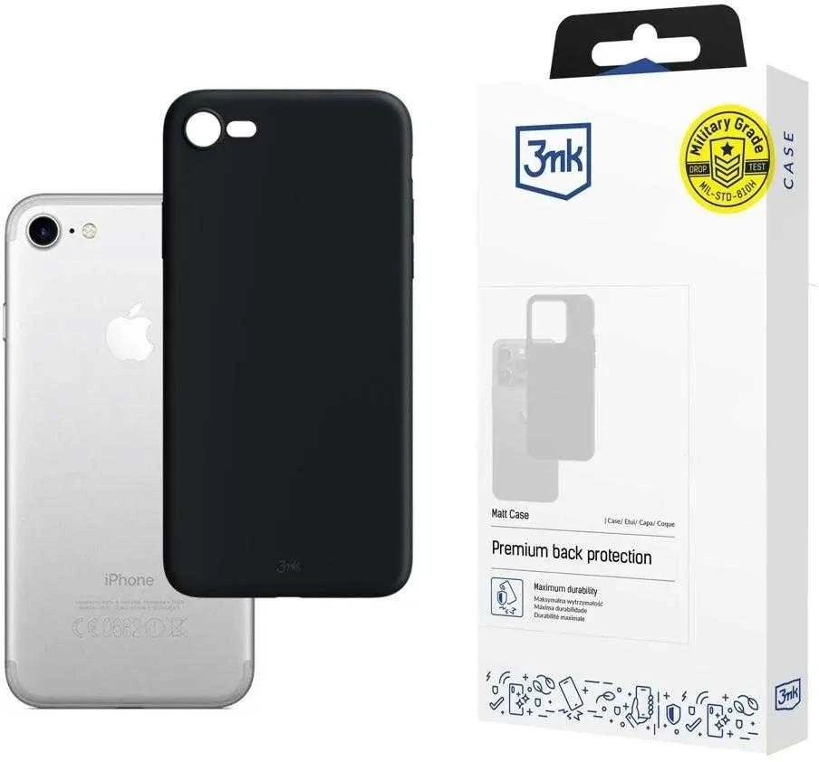 3MK Matt Dėklas Apple iPhone 7/8 juodos spalvos