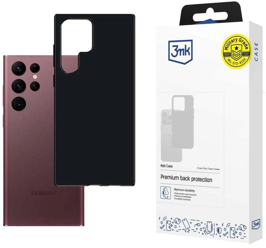 Dėklas 3mk Matt Case Samsung S908 S22 Ultra 5G juodas