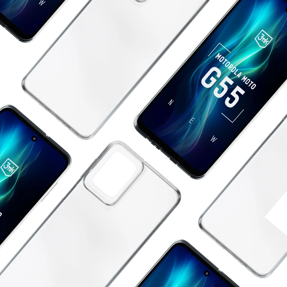 3MK skaidrus Dėklas Motorola Moto G55 5G