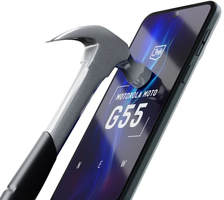 3Mk Protection 3mk HardGlass™ grūdintas stiklas Motorola Moto G55 5G telefonui
