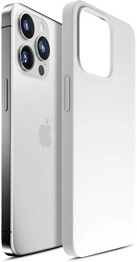 Dėklas 3Mk Protection 3mk Hardy silikoninis „MagCase“, skirtas „iPhone 15 Pro Max“ – baltas
