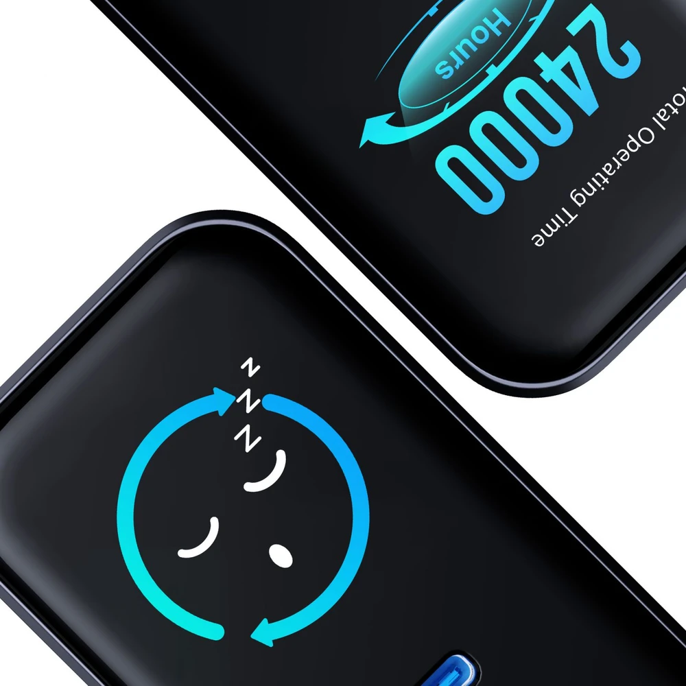 3Mk Protection 3mk InCharge Stalinis įkroviklis Lumin PD3.2 140W QC5 PPS AFC FCP SCP 1A4C TFT Ekranas GaN3 Juodas