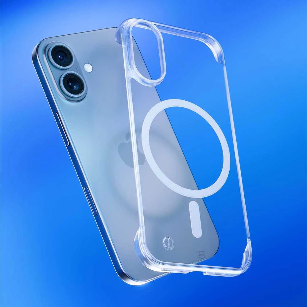Dėklas 3Mk apsauginis 3mk Just20g MagCase, skirtas iPhone 16 - skaidrus