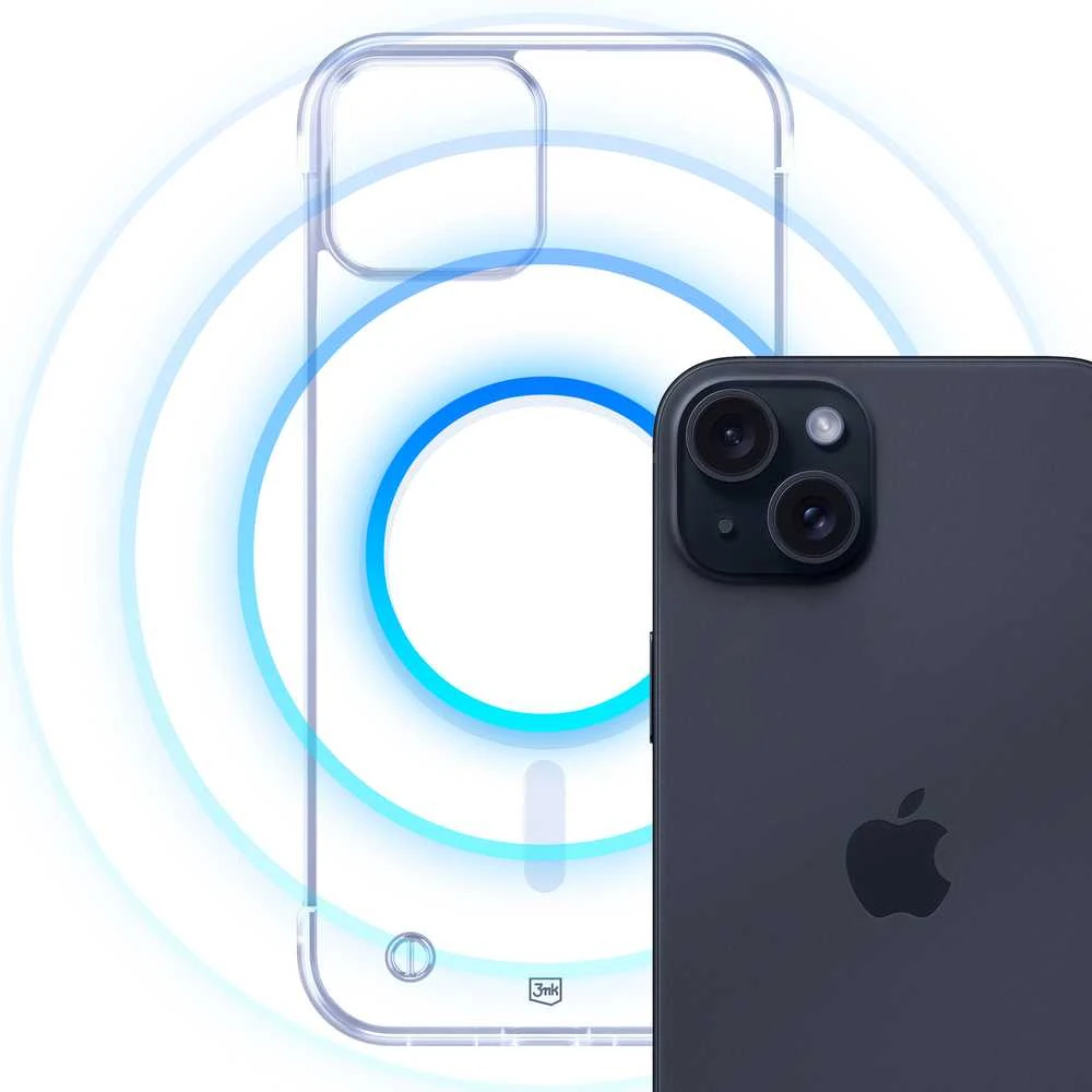 Dėklas Nezatříděno 3Mk apsauga 3mk Just20g MagCase iPhone 15 Plus - skaidrus