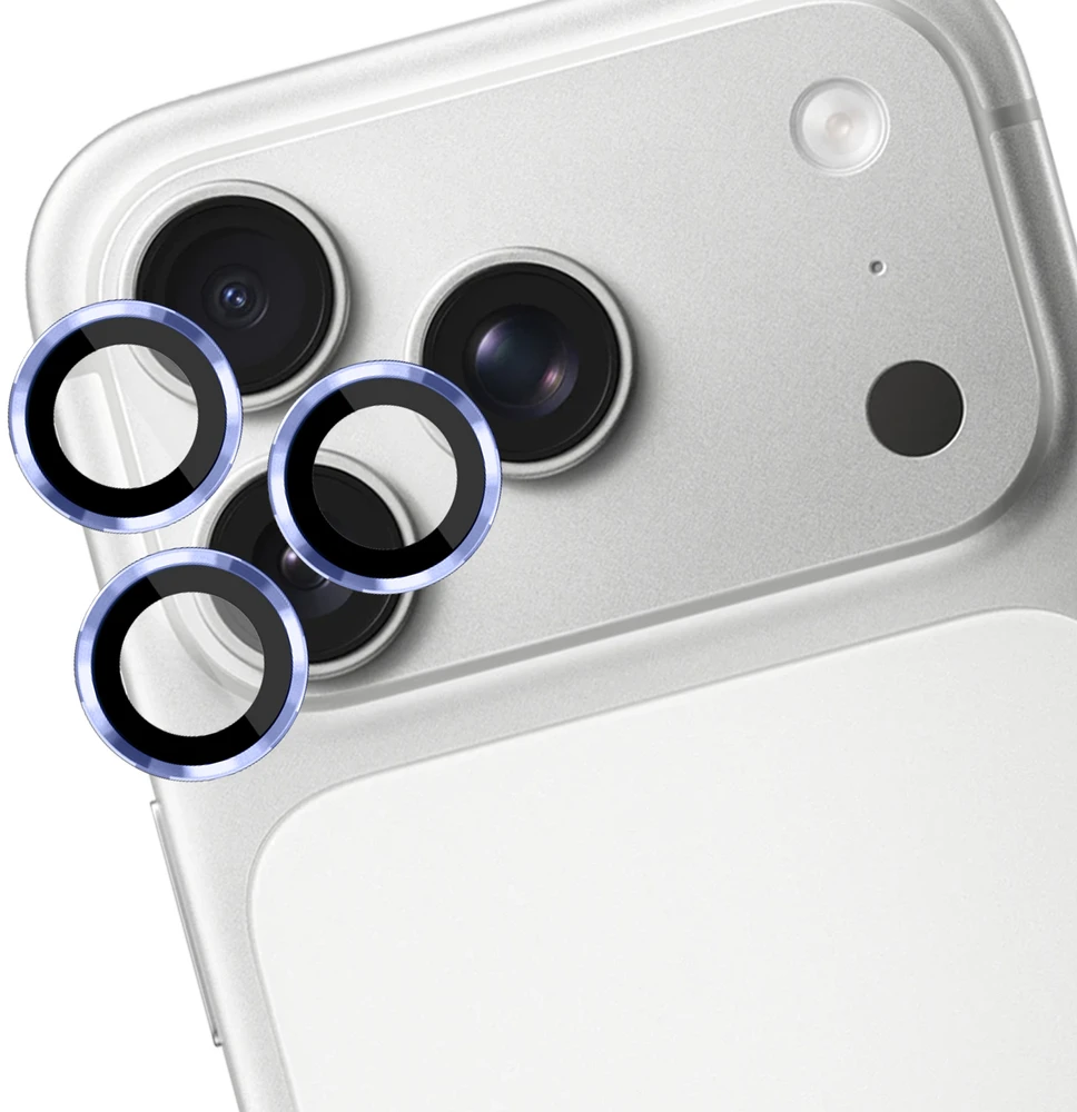 3Mk Protection 3mk Lens Protection Pro juodas grūdintas stiklas, skirtas iPhone 18 Pro / 18 Pro Max – šviesiai mėlyna