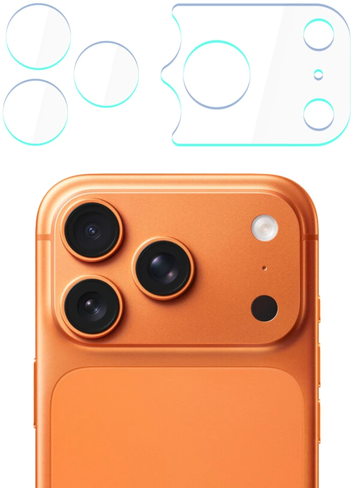 3Mk Apsauginis kameros stiklas iPhone 17 Pro objektyvui