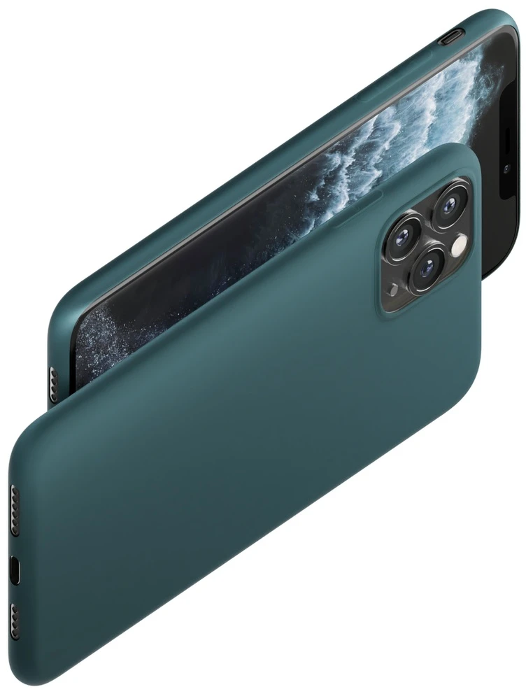 Dėklas 3mk Matt Case Apple iPhone 14 Pro tamsiai žalias