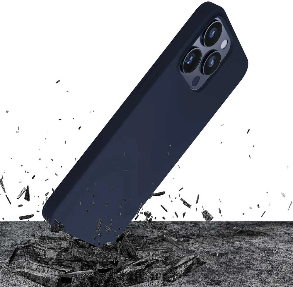 3Mk Protection 3mk Silikoninis dėklas for iPhone 15 Pro - Navy Mėlyna