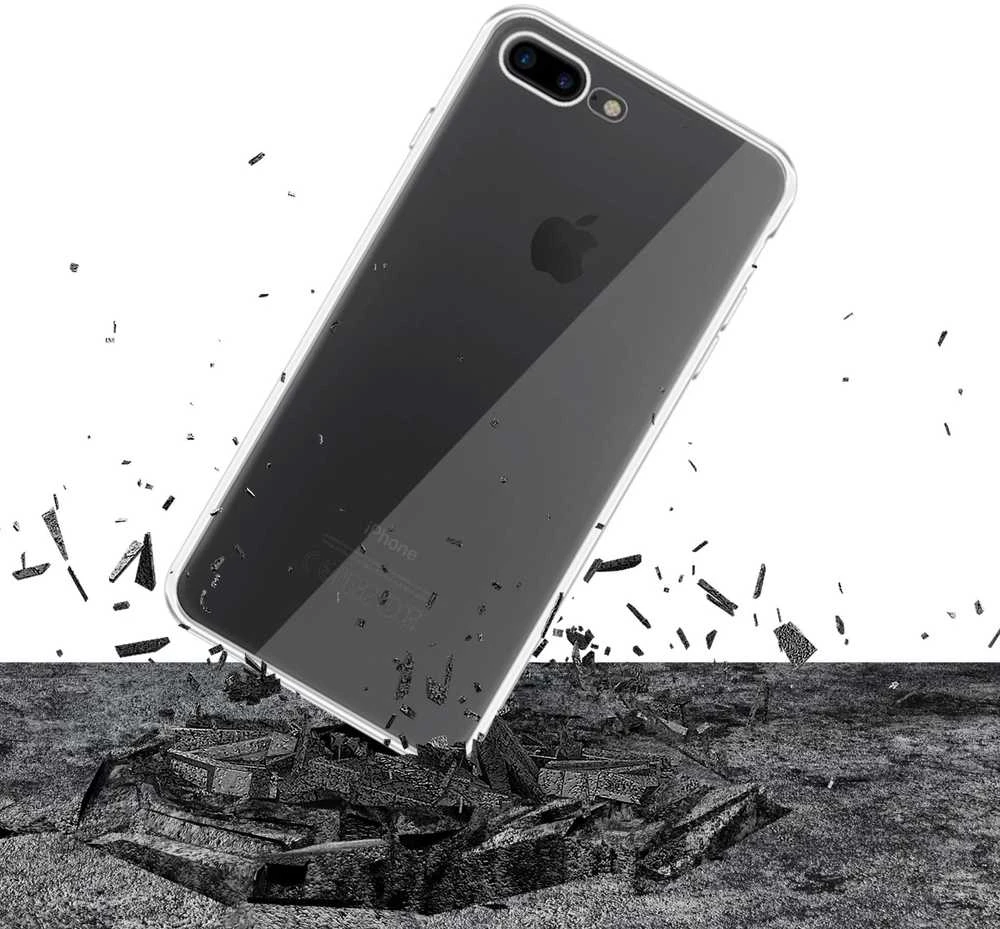 Dėklas 3MK skaidraus dėklo galinis dangtelis, Apple, iPhone 7 Plus/8 Plus, TPU, skaidrus