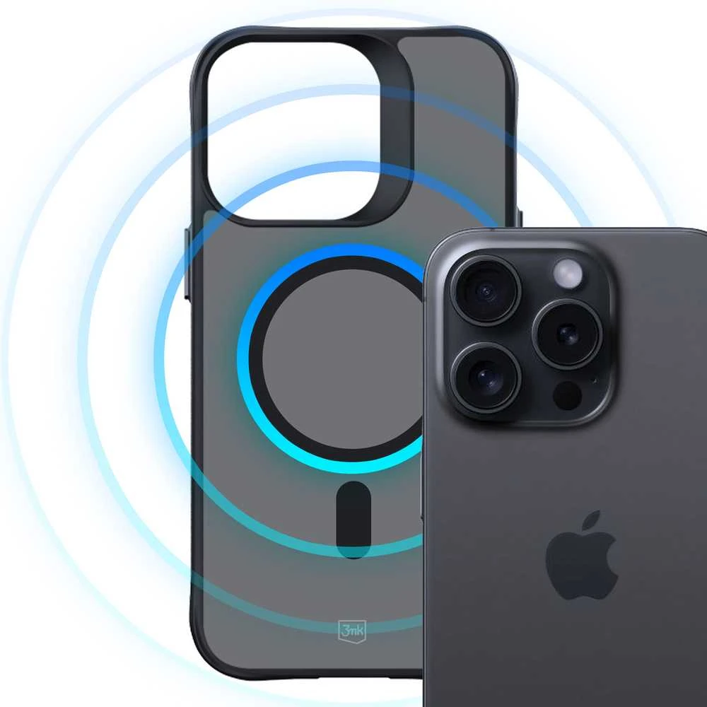 3MK Smoke MagDėklas Apple iPhone 15 Pro 6.1″