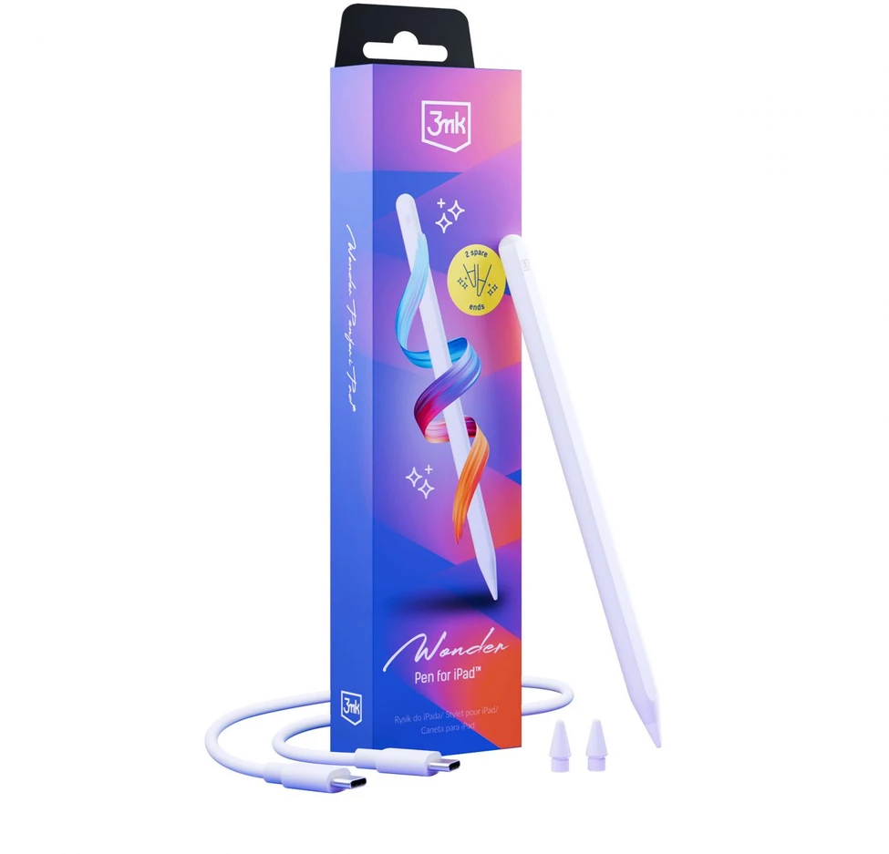 Pen 3MK Wonder Pen magnetic USB-C skirtas iPada
