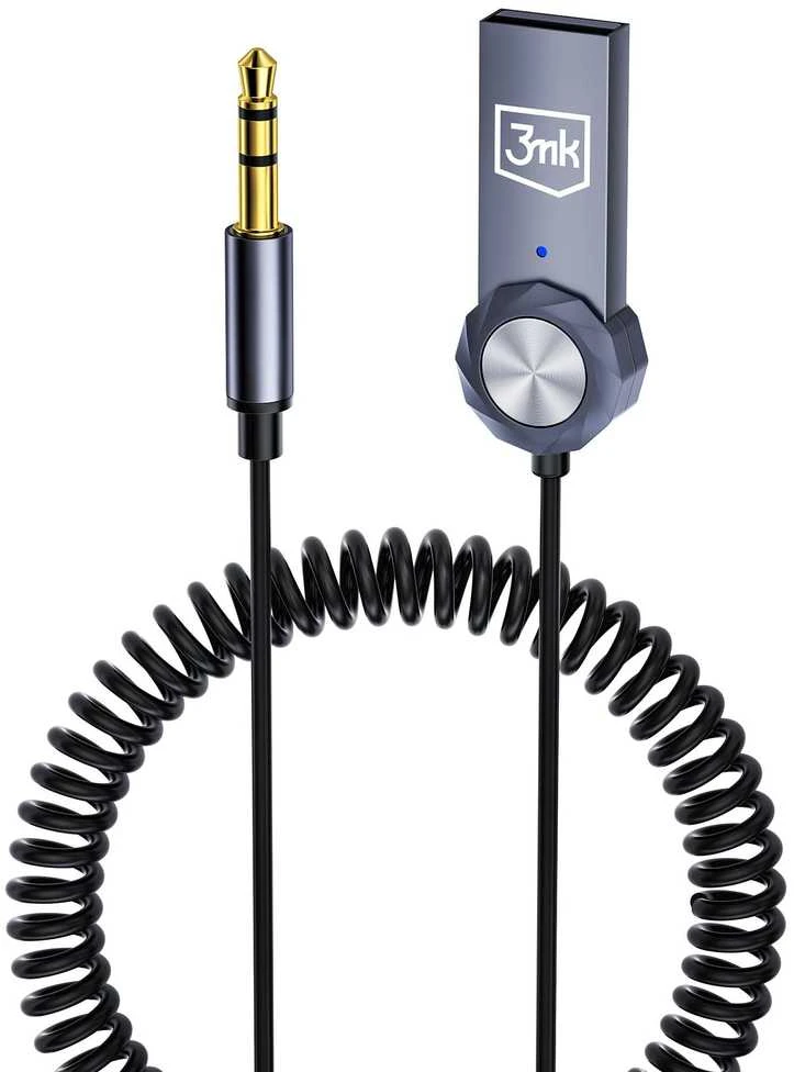 Belaidis garso adapteris 3MK garso „Bluetooth“ adapteris, 3,5 mm lizdas, 2 įėjimai, 1 lizdas