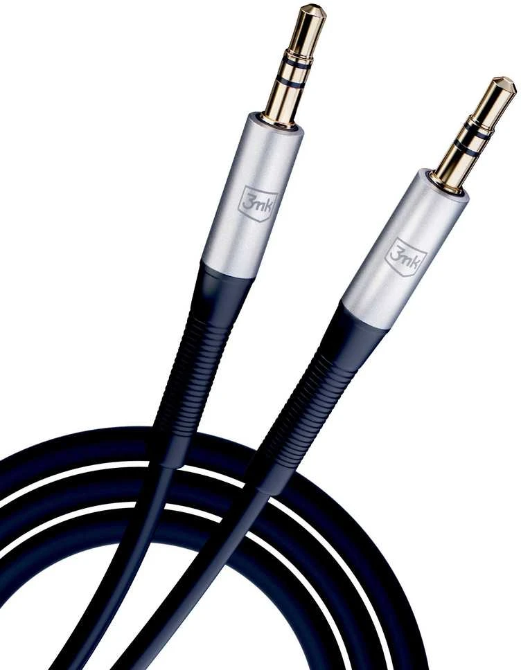 3MK AUX kabelis, 3,5 mm lizdas, 1 m