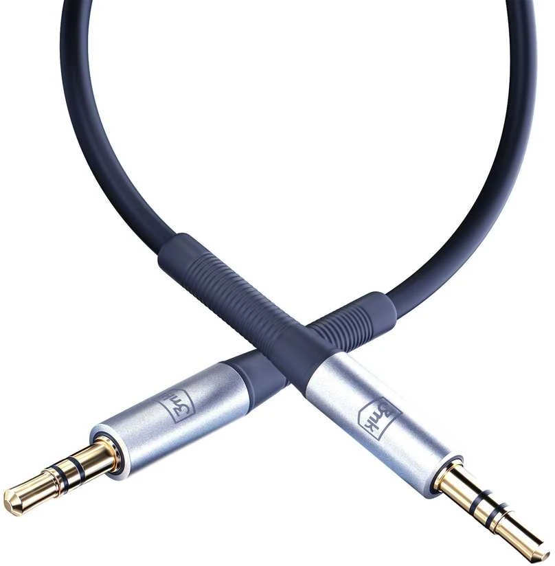 3MK AUX kabelis, 3,5 mm lizdas, 1 m