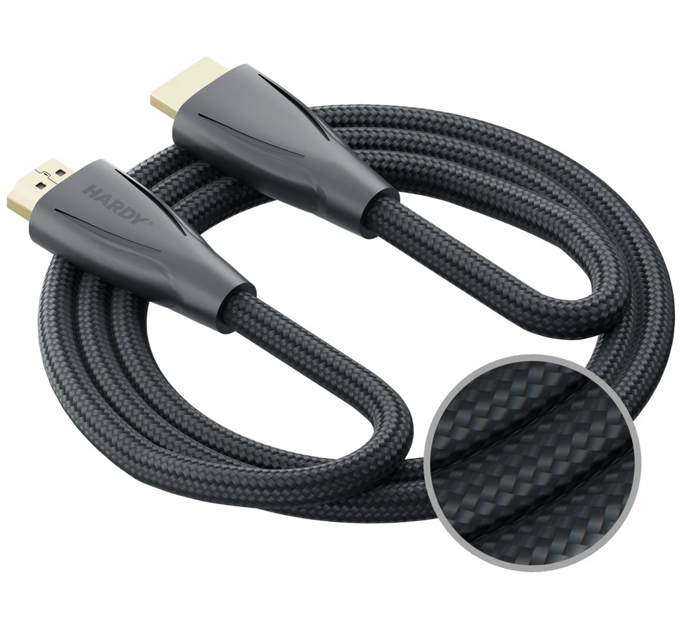 3Mk Protection Accessories - 3mk Hardy HDMI 2.1 5m Ultra High Speed 48Gbps 8K60Hz 4K120Hz eARC VRR ALLM Juodas