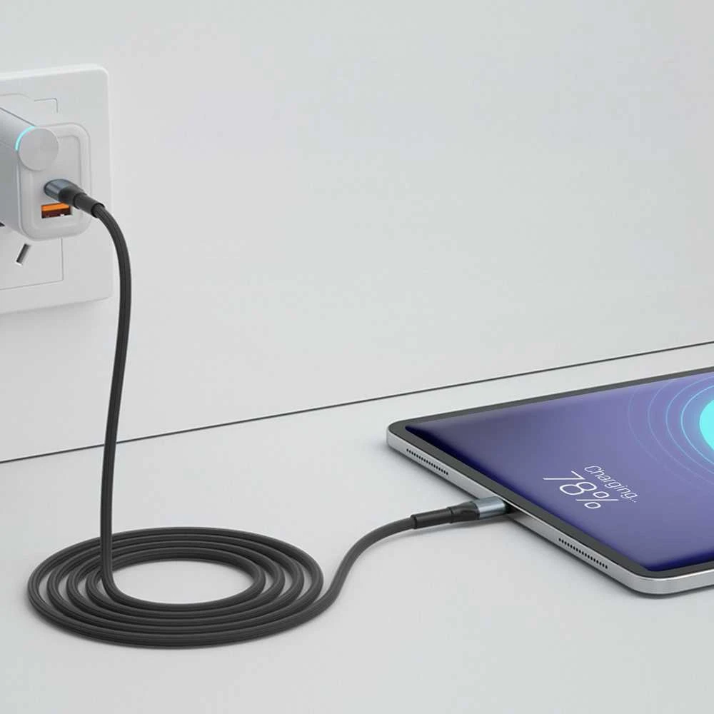 3Mk apsauga 3mk Hyper kabelis 3mk Hyper kabelis N serijos USB-C / USB-C 2m 20V/3A 60W / juodas