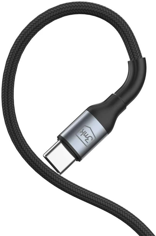 3Mk apsauga 3mk Hyper kabelis 3mk Hyper kabelis N serijos USB-C / USB-C 2m 20V/3A 60W / juodas