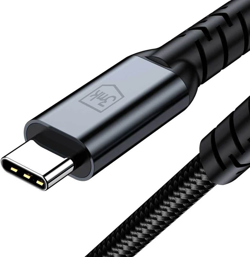 3Mk apsaugos priedai - 3mk Hyper Cable N-SERIES Thunderbolt 4 1m 48V/5A 40Gb/s 240W 8K60Hz Juodas