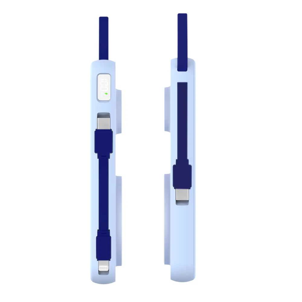 3MK Powerbank PastelUp 10,000mAh 22.5Wz Magsafe + įkrovimas Apple Watch mėlynos spalvos