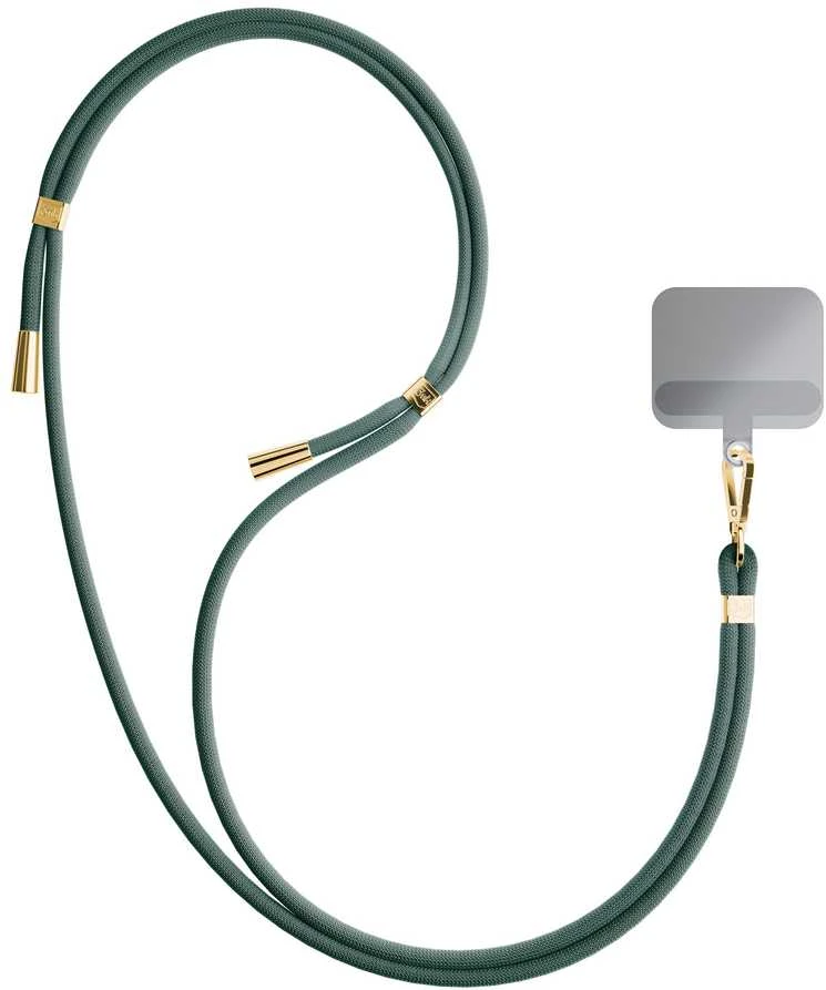 3MK EasyClip Dark Žalias (auksinis) Phone Lanyard