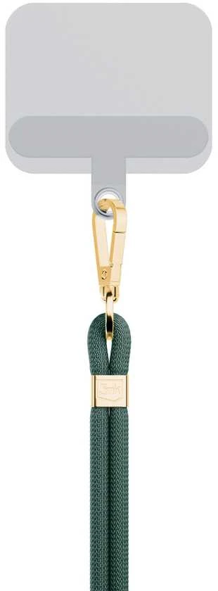 3MK EasyClip Dark Žalias (auksinis) Phone Lanyard