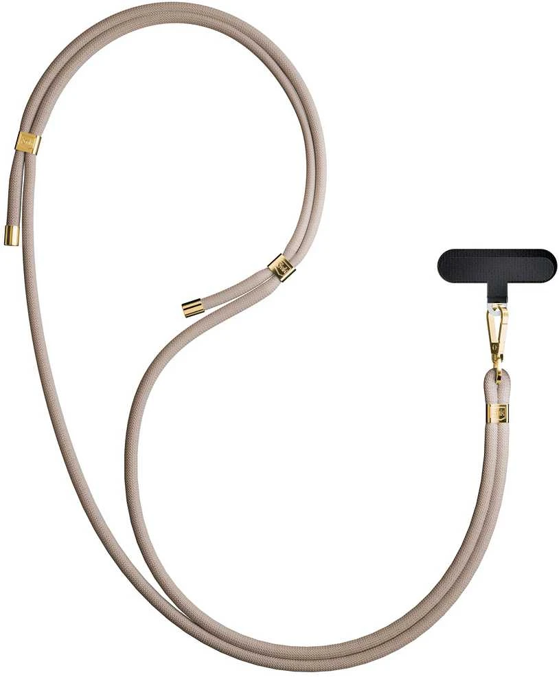 3MK EasyClip Elite pilkšvai pilkas (auksinis) telefono dirželis