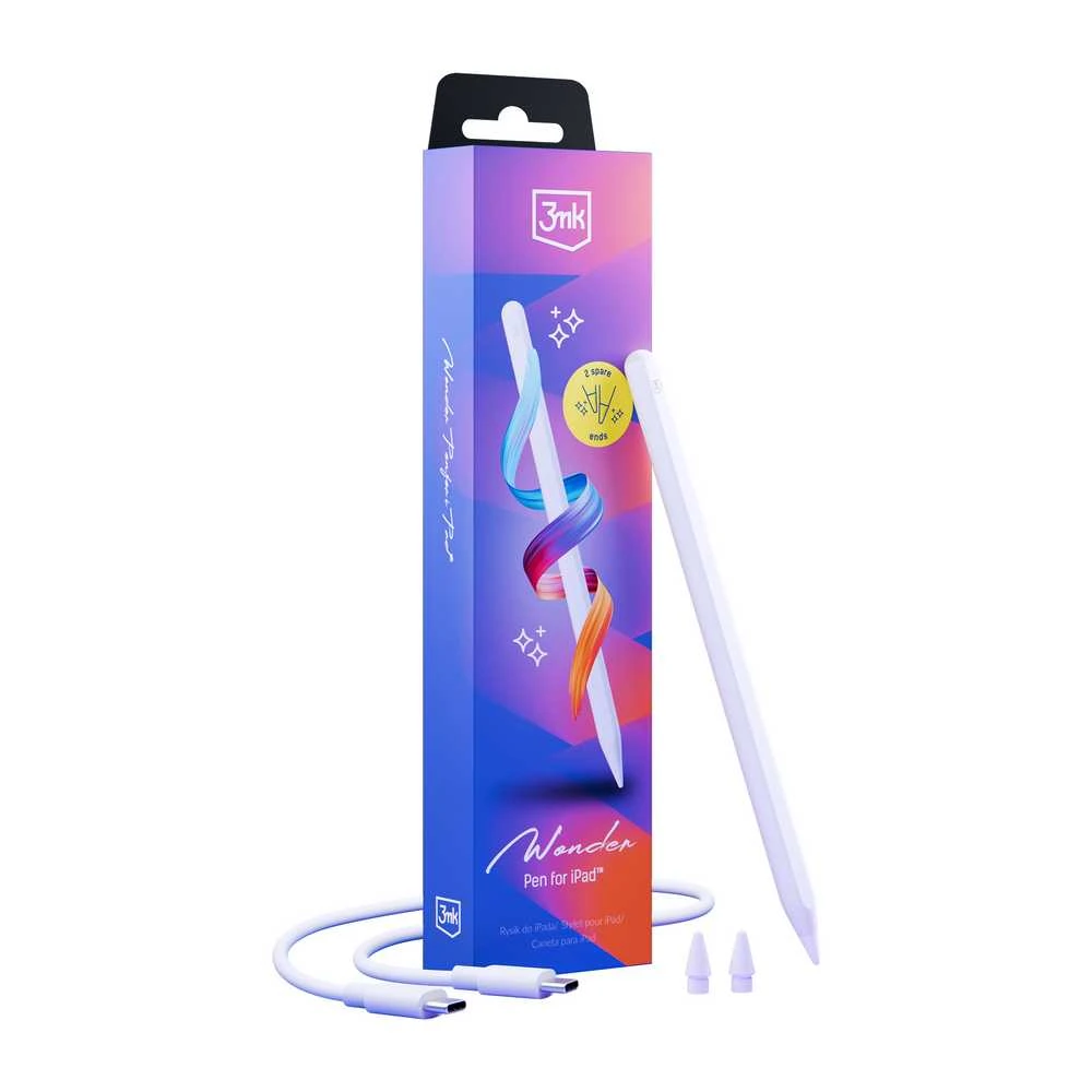 Pen 3MK Wonder Pen magnetic USB-C skirtas iPada