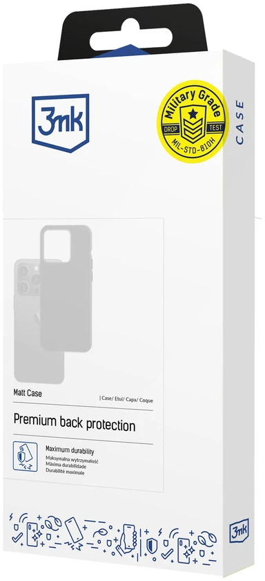3Mk apsauginis matinis dėklas „Google Pixel 11“ / „Pixel 11 Pro“ - Juodas