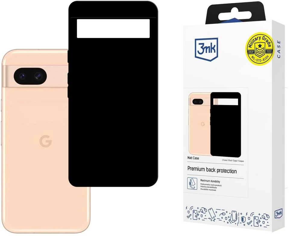 3mk Matt Google Pixel 8A 5G - dėklas telefonui juodos spalvos