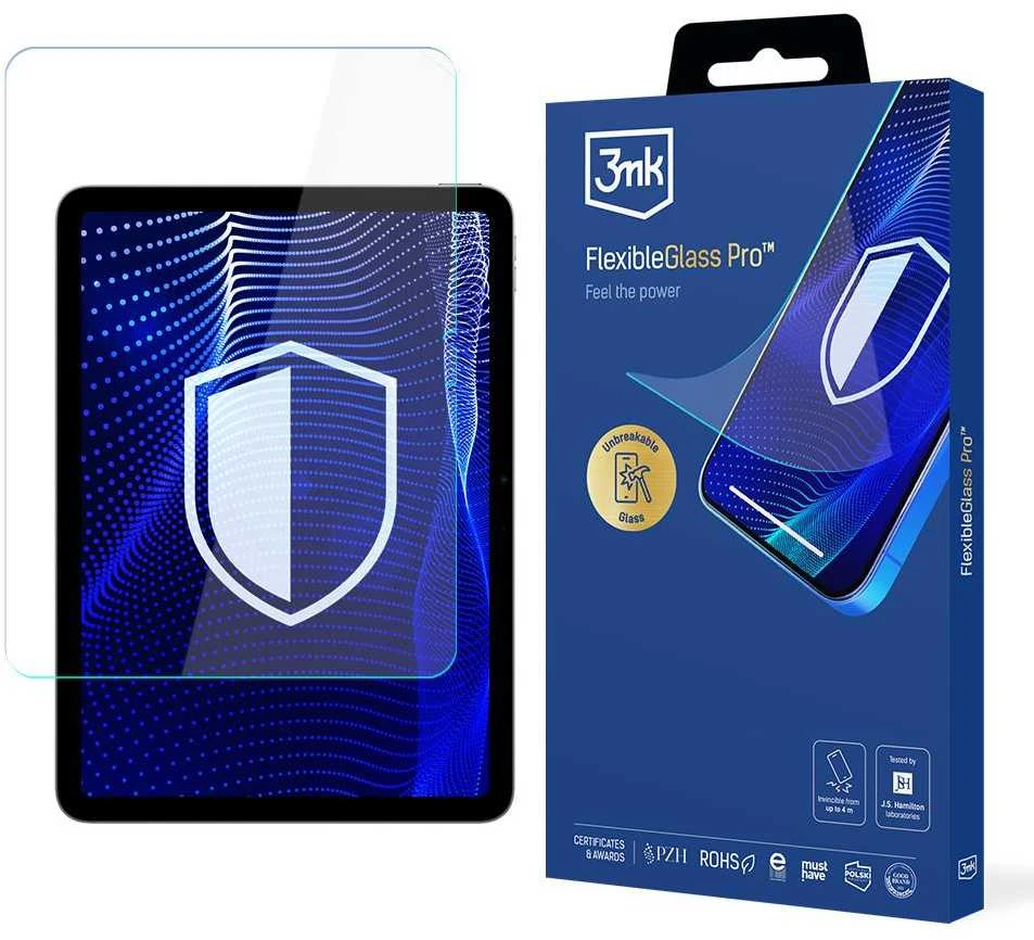 3Mk apsauginis hibridinis stiklas 3mk FlexibleGlass Pro, skirtas iPad 11" 2025 / iPad Air 11" 2024 / 2025 / iPad Pro 11" 2018 / 2020 / 2021 / 2022 / 2024