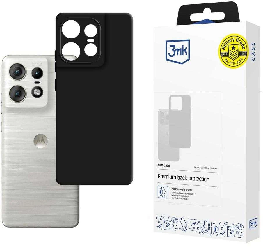 Nezatříděno 3MK Matt Case Motorola Edge 50 Pro dėklas telefonui juodos spalvos