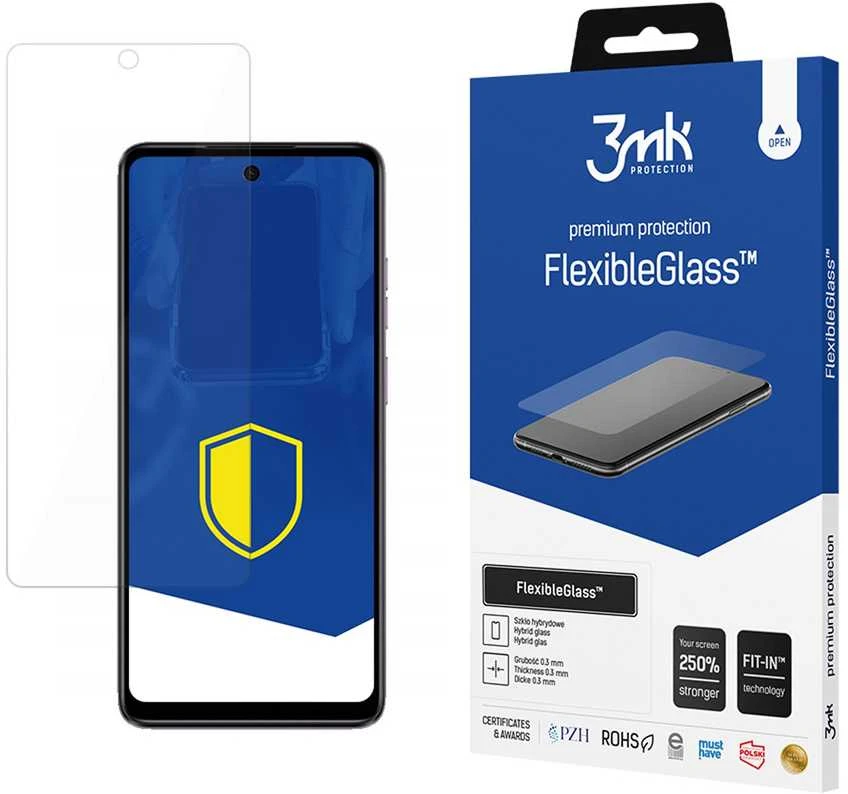 Apsauginis stiklas 3mk FlexibleGlass Motorola Moto E14