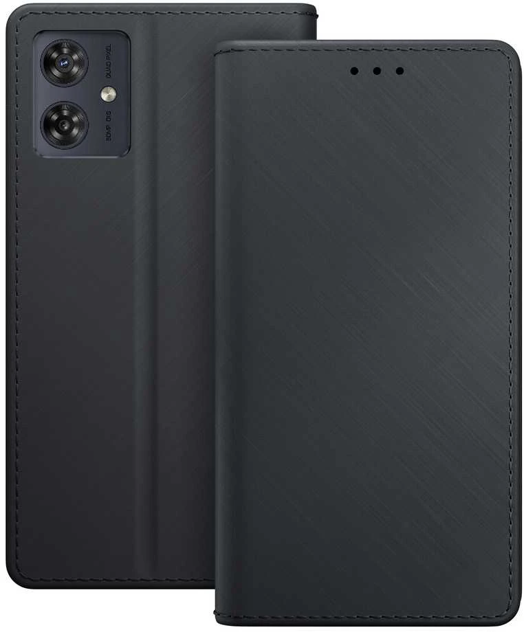 3mk Wallet with Flip Motorola Moto G54/Power Edition - dėklas telefonui juodos spalvos
