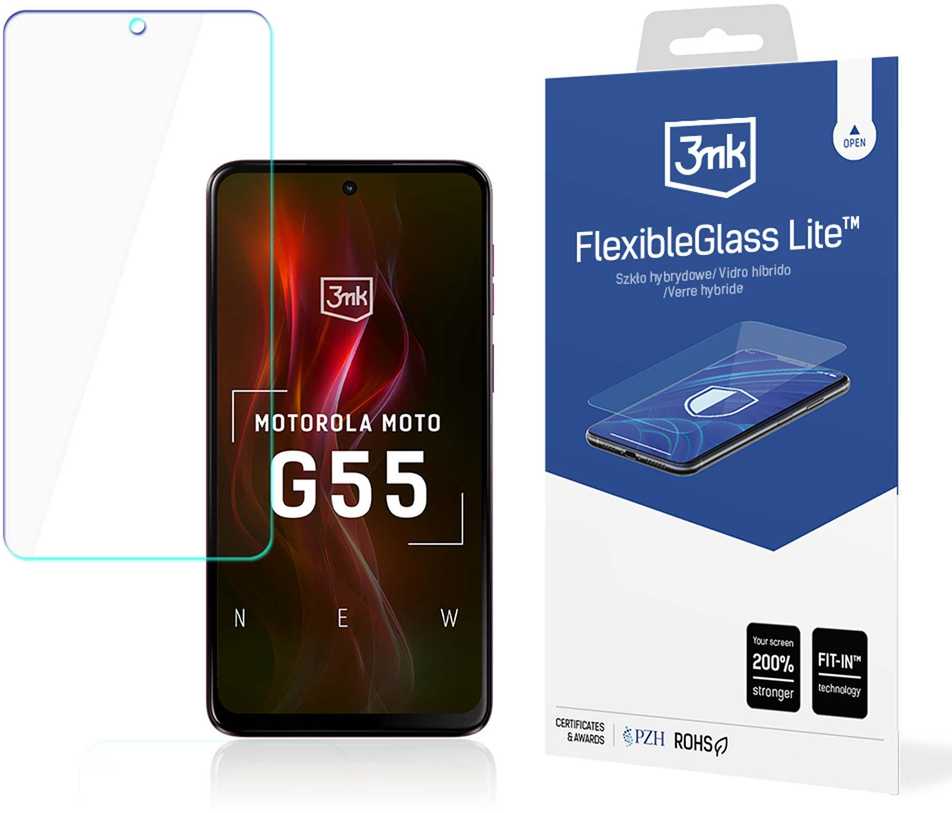 3Mk apsauga Motorola Moto G55 5G – 3mk FlexibleGlass Lite