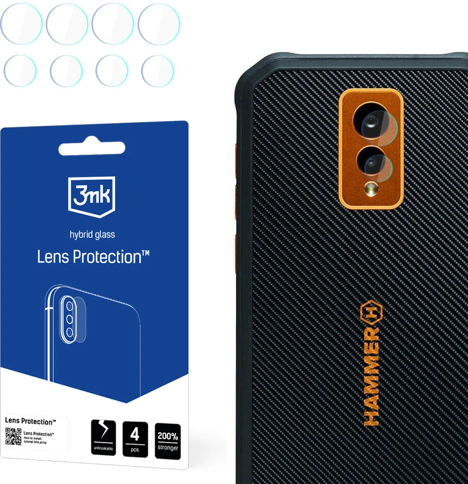 Nezatříděno 3Mk apsauginis hibridinis stiklas, skirtas „MyPhone Hammer Energy X“ 3mk objektyvo apsaugos kameros objektyvui