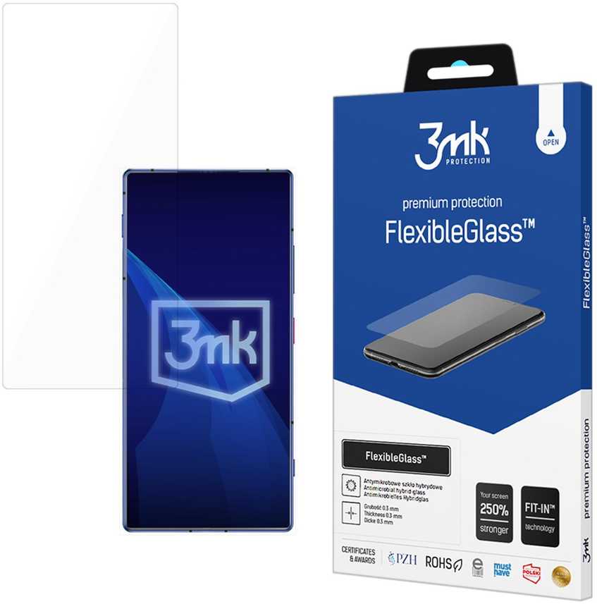 3Mk apsauga „Nubia Z70 Ultra“ – 3mk lankstus stiklas
