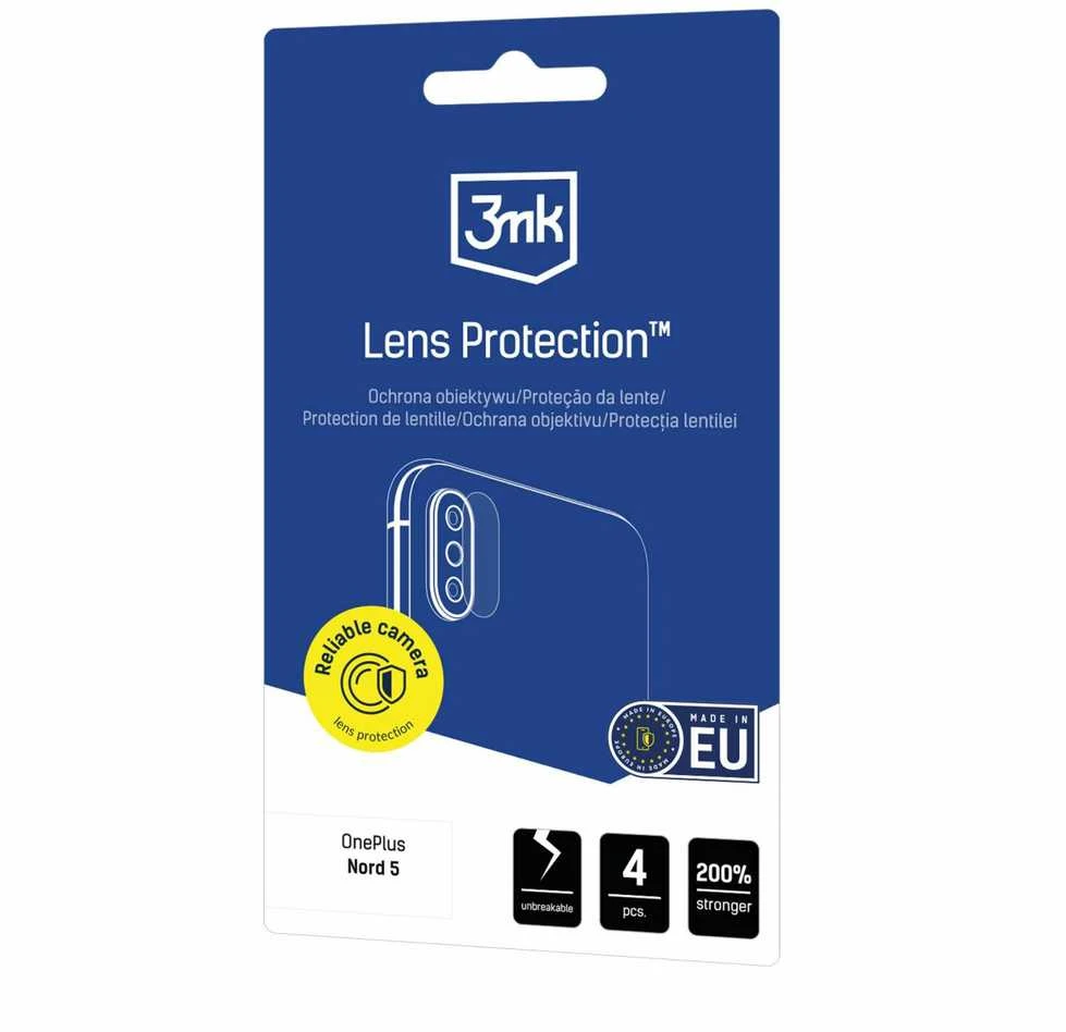 3MK Lens Protect OnePlus Nord telefono kameros objektyvo apsauga 4vnt