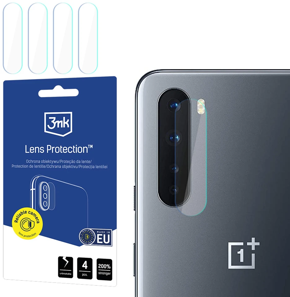 3MK Lens Protect OnePlus Nord telefono kameros objektyvo apsauga 4vnt
