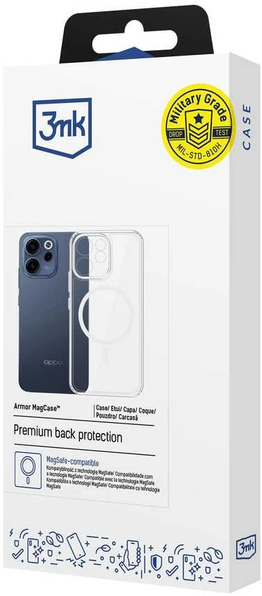 3Mk apsauginis 3mk šarvuotas dėklas Oppo Reno 15 F 5G / Reno 15 FS 5G (CPH2801) - skaidrus