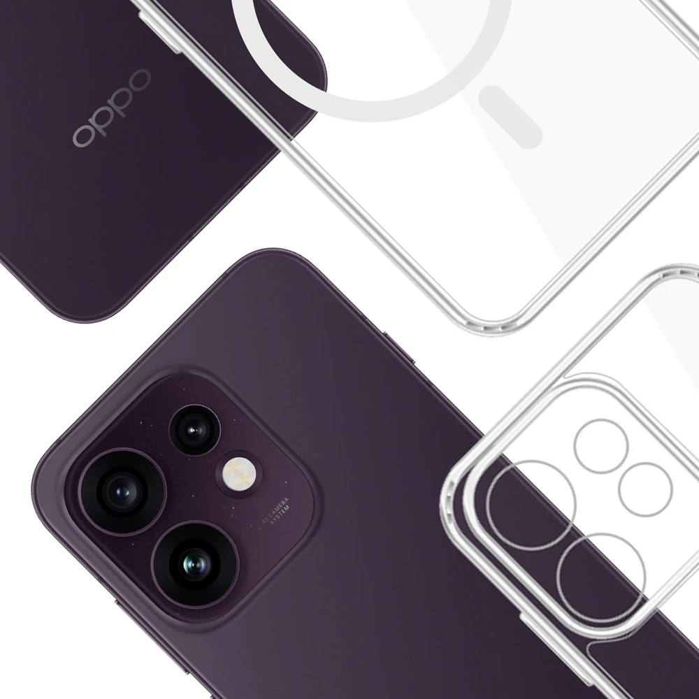 Dėklas 3Mk Protection 3mk Armor Magcase for Oppo Reno 16 F / Reno 16 FS (CPH2859) - Transparent