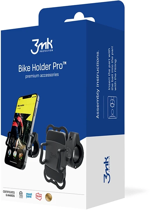 Universalus telefono laikiklis dviračiui 3mk Bike Holder Pro