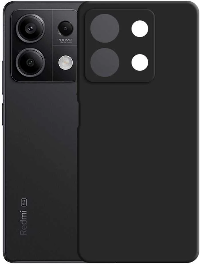 3mk silikoninis Xiaomi Redmi Note 13 5G - dėklas telefonui juodos spalvos
