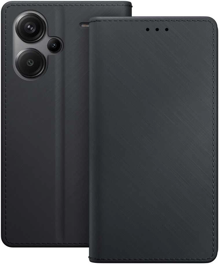 3mk Wallet with Flip Xiaomi Redmi Note 13 Pro+ - dėklas telefonui juodos spalvos