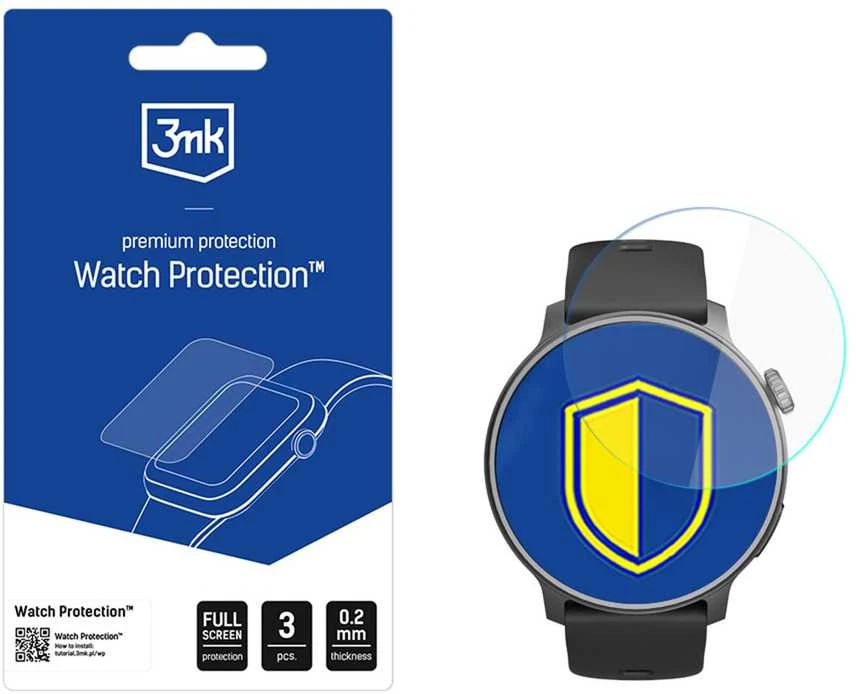 3Mk Protection 3mk Watch Protection ARC Išmanusis laikrodis Screen Protector Film for STELIO Activ AI GPS 46mm