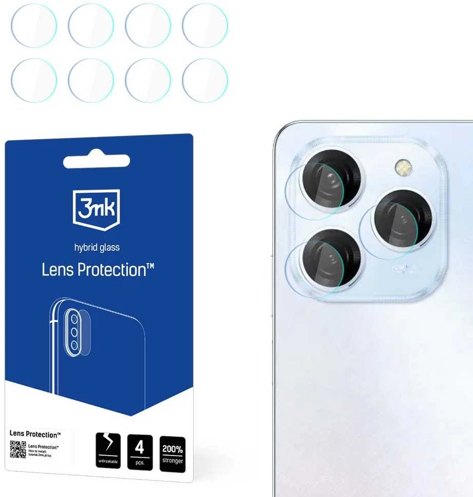 3mk Lens Protection™ hibridinis fotoaparato stiklas Tecno Spark 20 Pro
