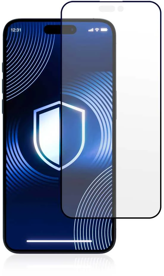 3MK kieto stiklo matinis „Max“ dėklas „Apple iPhone 15 Pro 6.1“